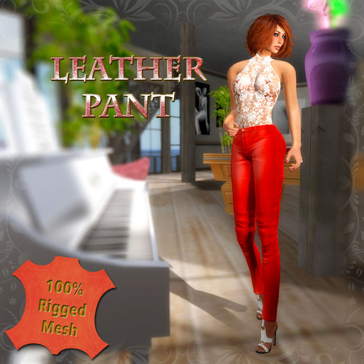 100% MESH PANT RED