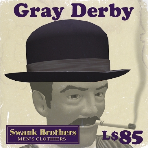 Swank Gray Derby