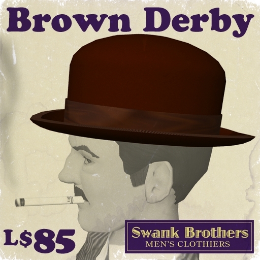 Swank Brown Derby