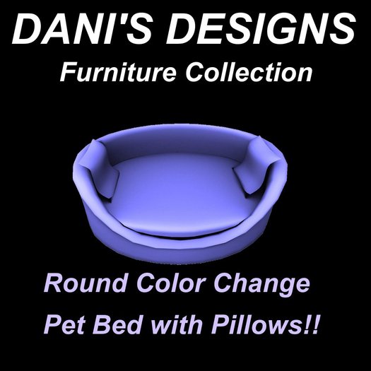 Color Change Round Pet Bed