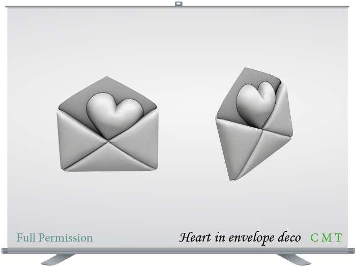Heart in envelope Full Permission