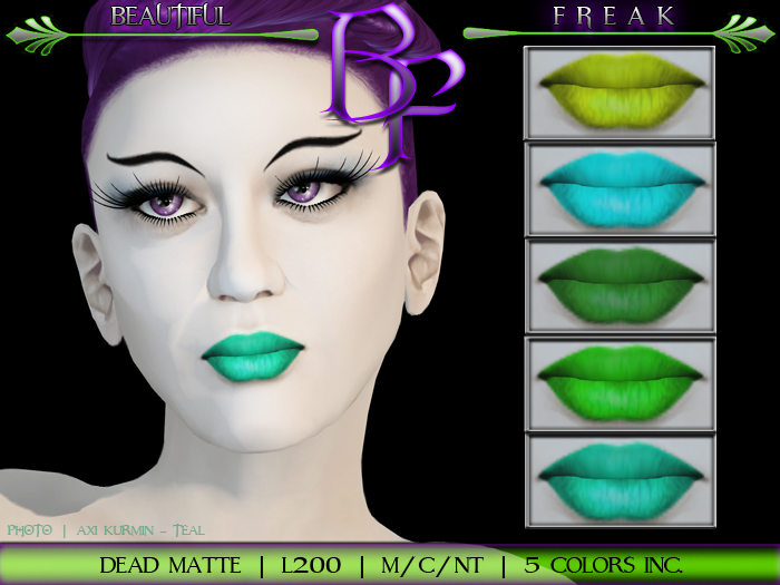 Beautiful Freak:  Dead Matte lipstick - ccfgt
