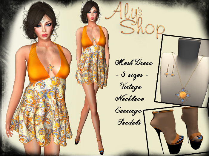 *Aly's Shop* Laura Outfit - Orange