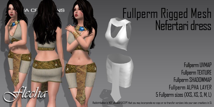 FLECHA Nefertari dress fullperm
