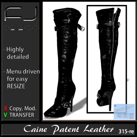 Fj Design Box 315 Caine Patent Leather  con alpha