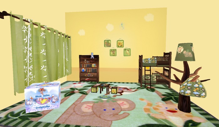 Jungle bedroom set  for twins - box