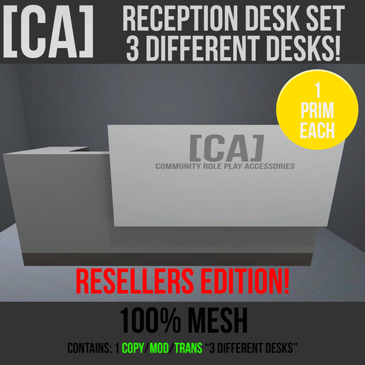 [CA] Reception Desk Set Resller Edition