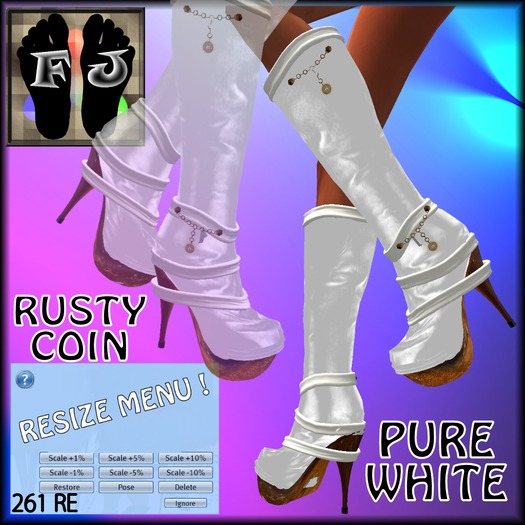 FJ Design RUSTY COIN PURE WHITE