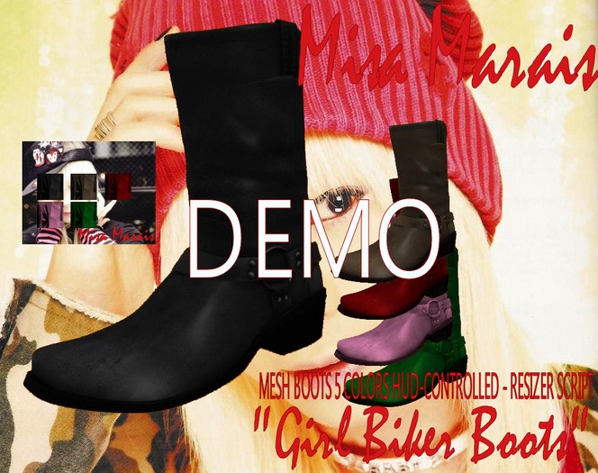 Biker Boots - Color Pack DEMO 
