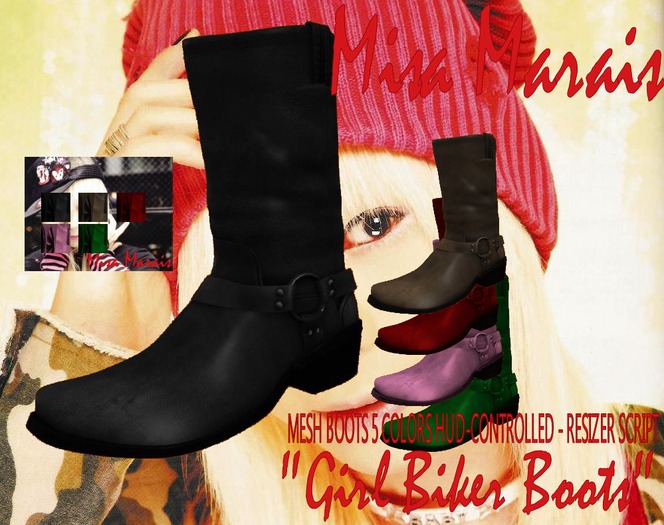 Biker Boots - Color Pack  