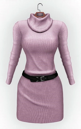 CaKe!-Luxe Dress Pink/Belt black&brown Mesh