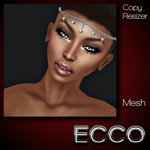 .:ECCO:. Hearts Head Chain - Silver