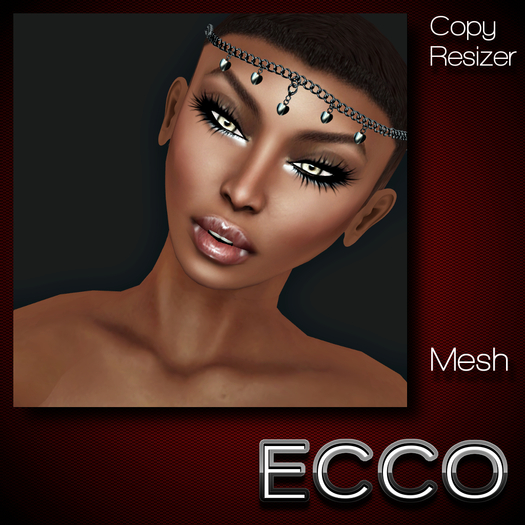 .:ECCO:. Hearts Head Chain - Black