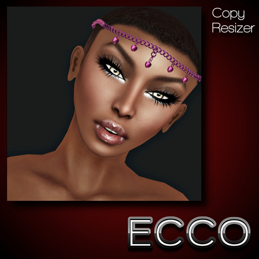 .:ECCO:. Hearts Head Chain - Pink