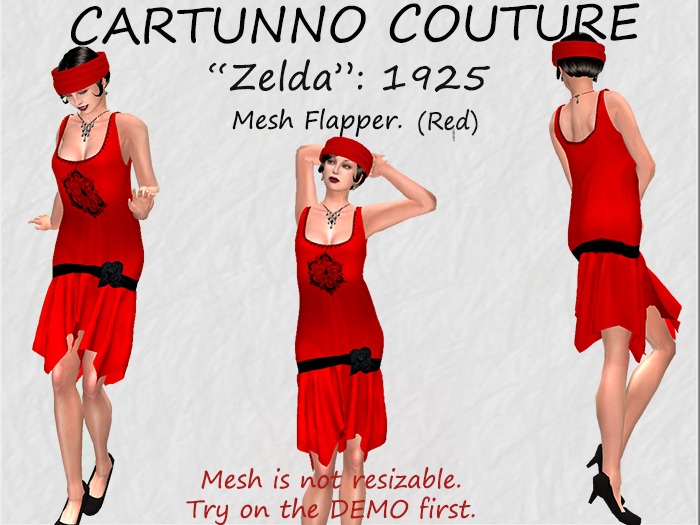 Zelda Flapper -- Red