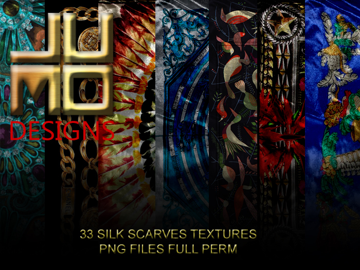 .:JUMO:. Silk Scarves Textures