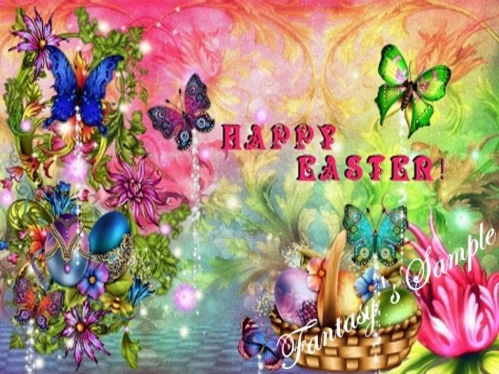 Tropical Paradise Art Picture -Full Perm (512 x 512) _Fantasy's