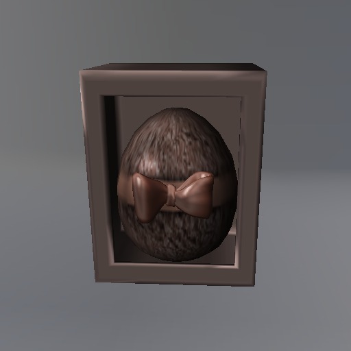 Chocolate Easter Egg Giftbox with Chocolate Bow