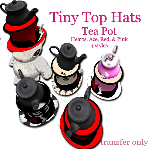 Tiny Top Hats WONDERLAND (4) boxed