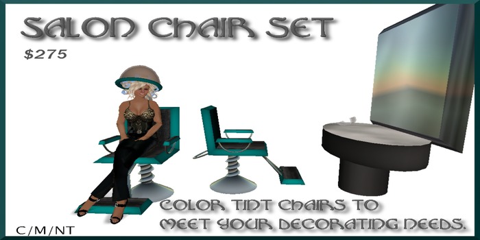 Salon Chair Set(boxed)