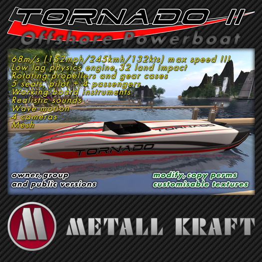 Tornado II Powerboat v2.72 **SALE**