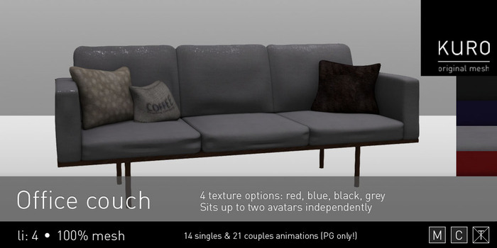 Kuro - Office couch (PG)