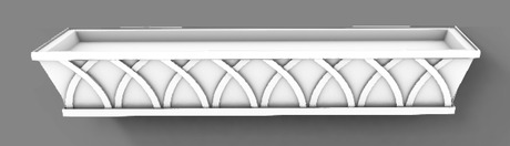 Second Life Marketplace - Wrought Iron Arch Window Box Planters - Full ...