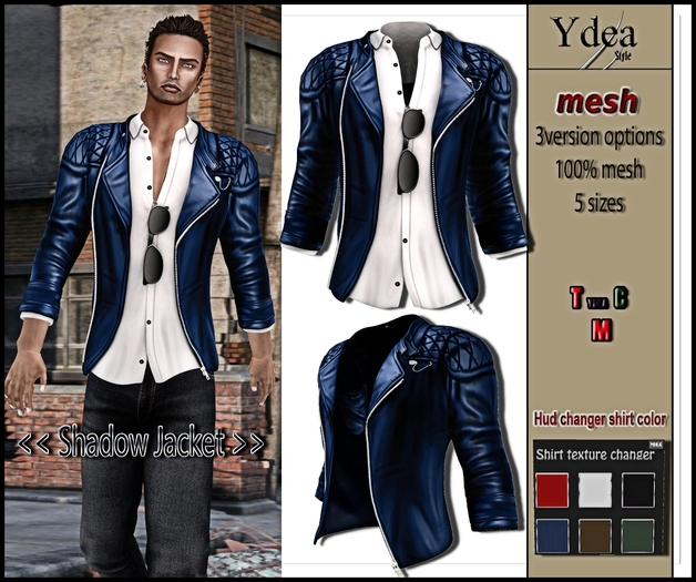 **Ydea Shadow jacket bleu **