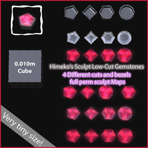 [FULL PERMS]Himeko's Sculpt Low-Cut Gemstones and Bezels
