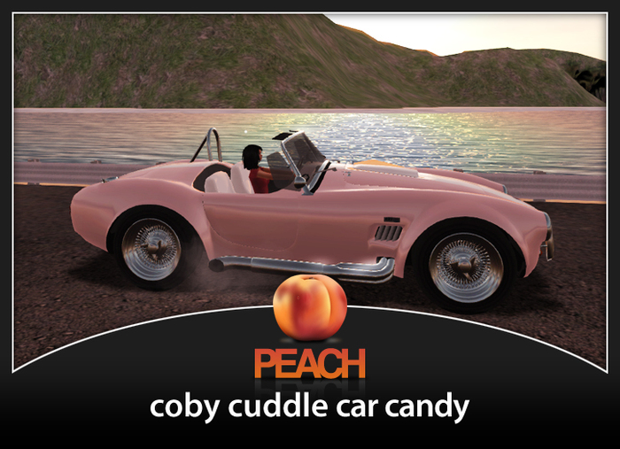 Peach coby cuddle car candy