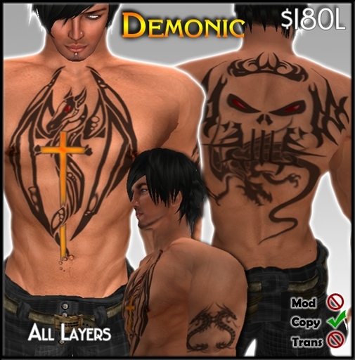 ::Para Designs:: Demonic Tattoo