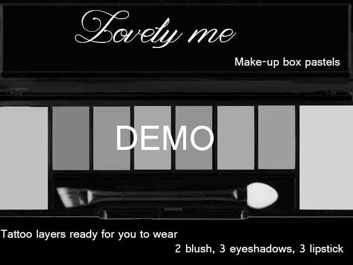 Lovely me Make-up box pastels DEMO