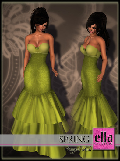 {eC} Brocade Spring Gown