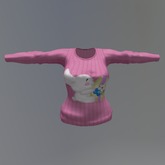 Rose Easter Bunny Mesh Top box
