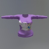 Purple Easter Bunny Mesh Top box