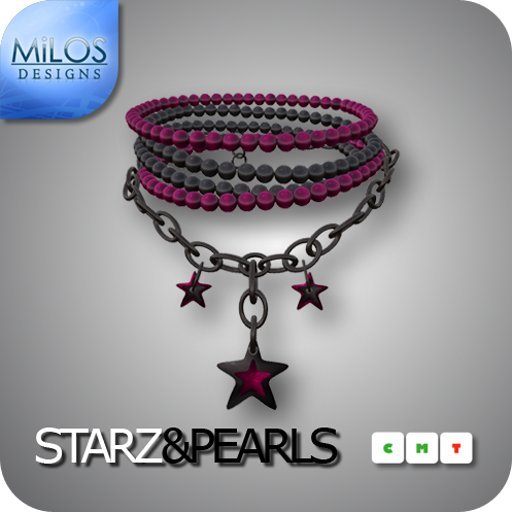 Starz Design Second Life Marketplace - MiLOS Designs Starz & Pearls - Pink