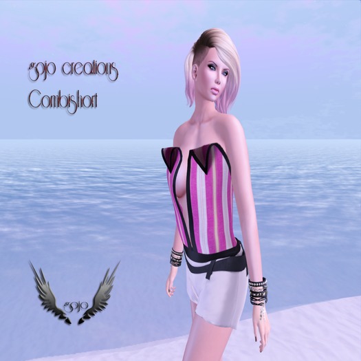 gojo creations Combishort Fushia