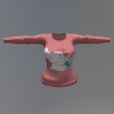 Red Easter Bunny Mesh Top box