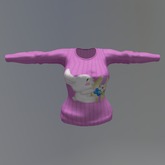 Pink Easter Bunny Mesh Top box
