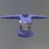 Blue Easter Bunny Mesh Top box
