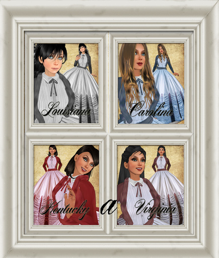 Shabby Chic Fat Pack - Resizeable States Dresses