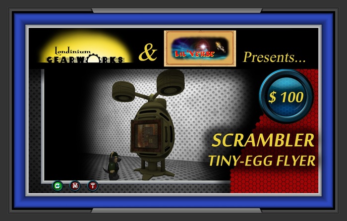 :::Londinium Gearworks::: SCRAMBLER Tiny-Flyer v1.0 CRATE