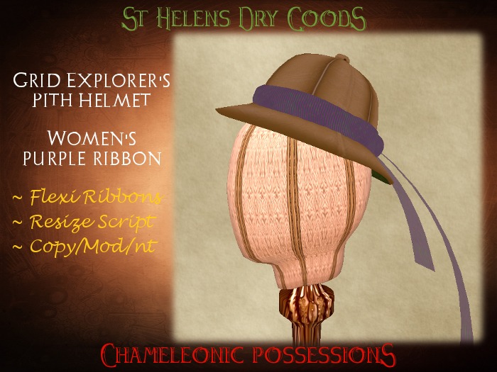 Grid Explorer Pith Helmet Brocade Band (unisex)