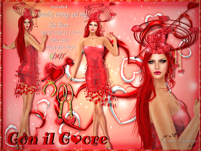-Lamu Fashion-Outfit Mesh *Con il Cuore* DEMO