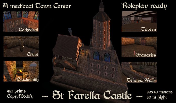 St Farella Castle- Medieval Towncenter