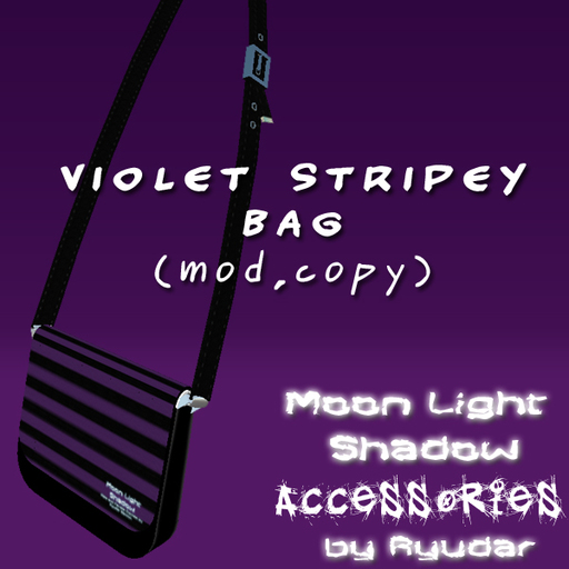 -MLS- Stripey Bag Violet