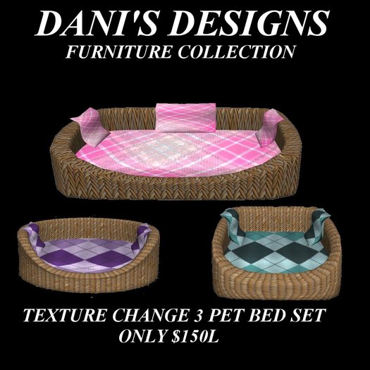 Color Change Square Pet Bed