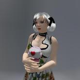 Felt Heart Cupcake Mesh Animated Plushie box