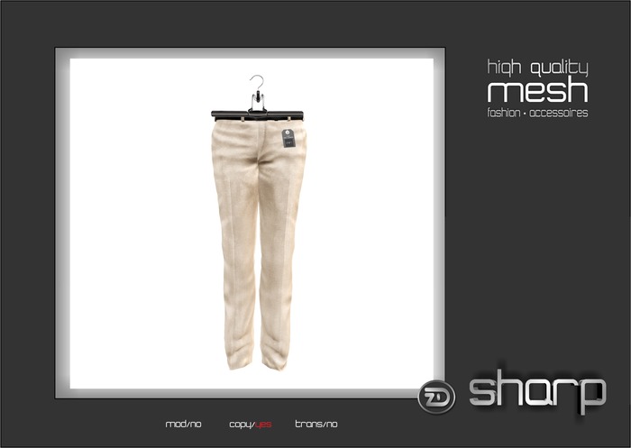 sharp by [ZD] - MESH - "Zed" Chinos