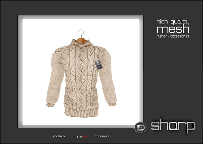 sharp by [ZD] - MESH - "Ringo" Sweater